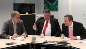 Van links naar rechts: Gerard Meijer, Hubert Bruls en Guido Dierick. Foto: Annemarie Haverkamp