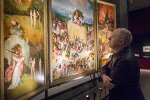 Hoogleraar kunstgeschiedenis Jos Kolderweij:  'Als Bosch in Antwerpen of Brugge was opgegroeid, dan had hij zich nooit zo los kunnen maken van de traditie'. Foto: Erik van 't Hullenaar 