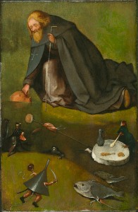Het schilderij De verzoeking van de heilige Antoinius.